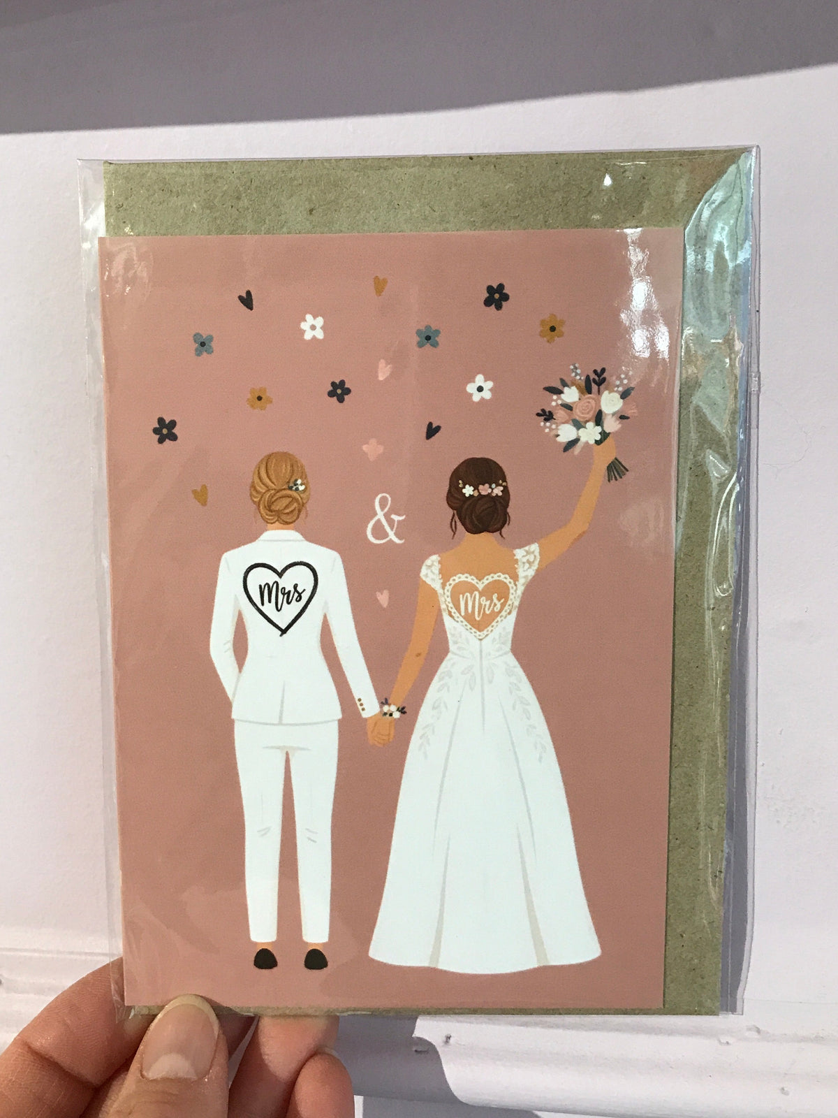 Mrs & Mrs greeting card - BT012