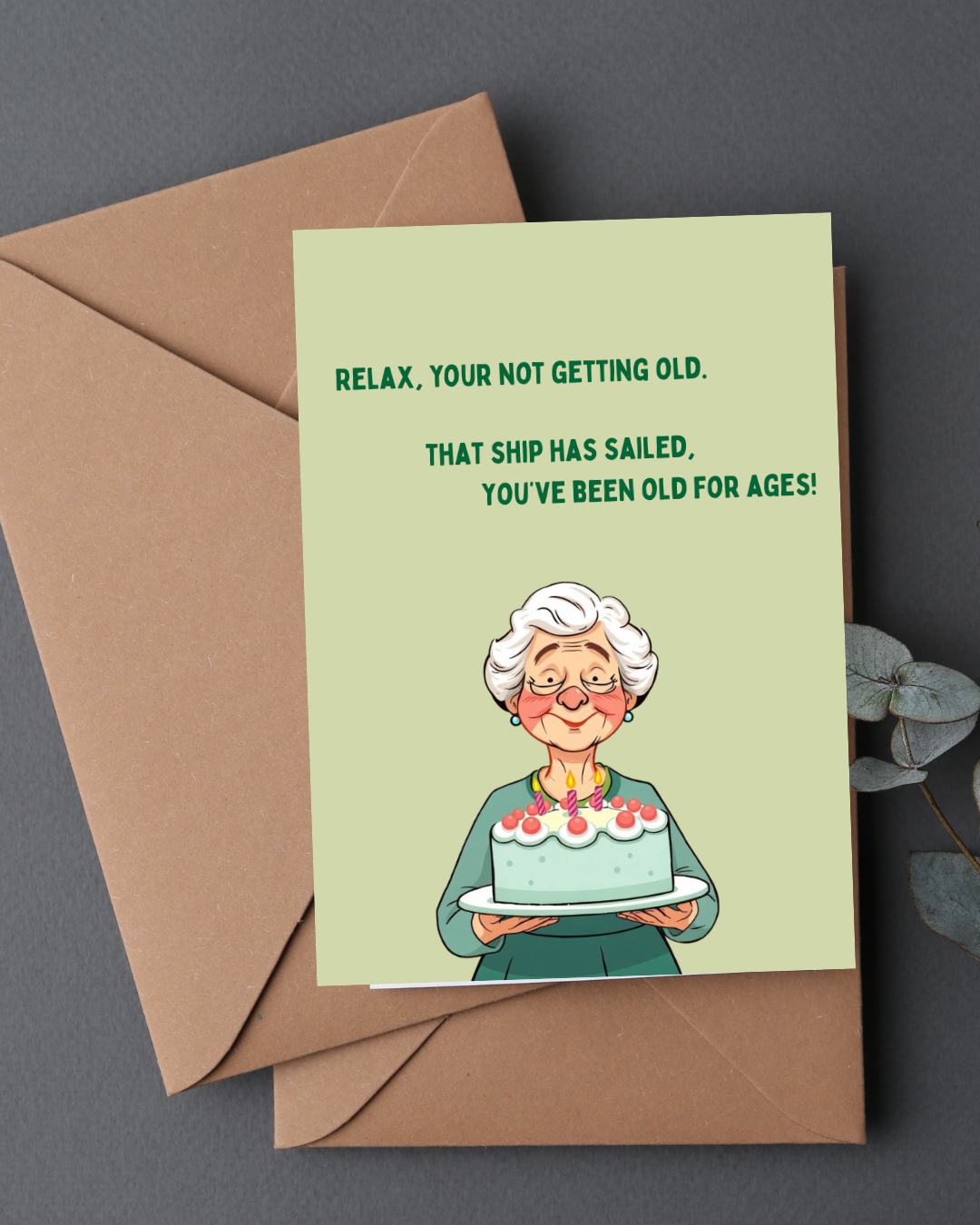RELAX BIRTHDAY CARD - BT012