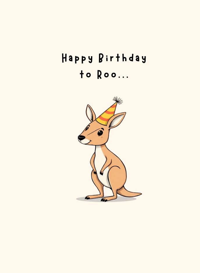 HAPPY BIRTHDAY TO ROO