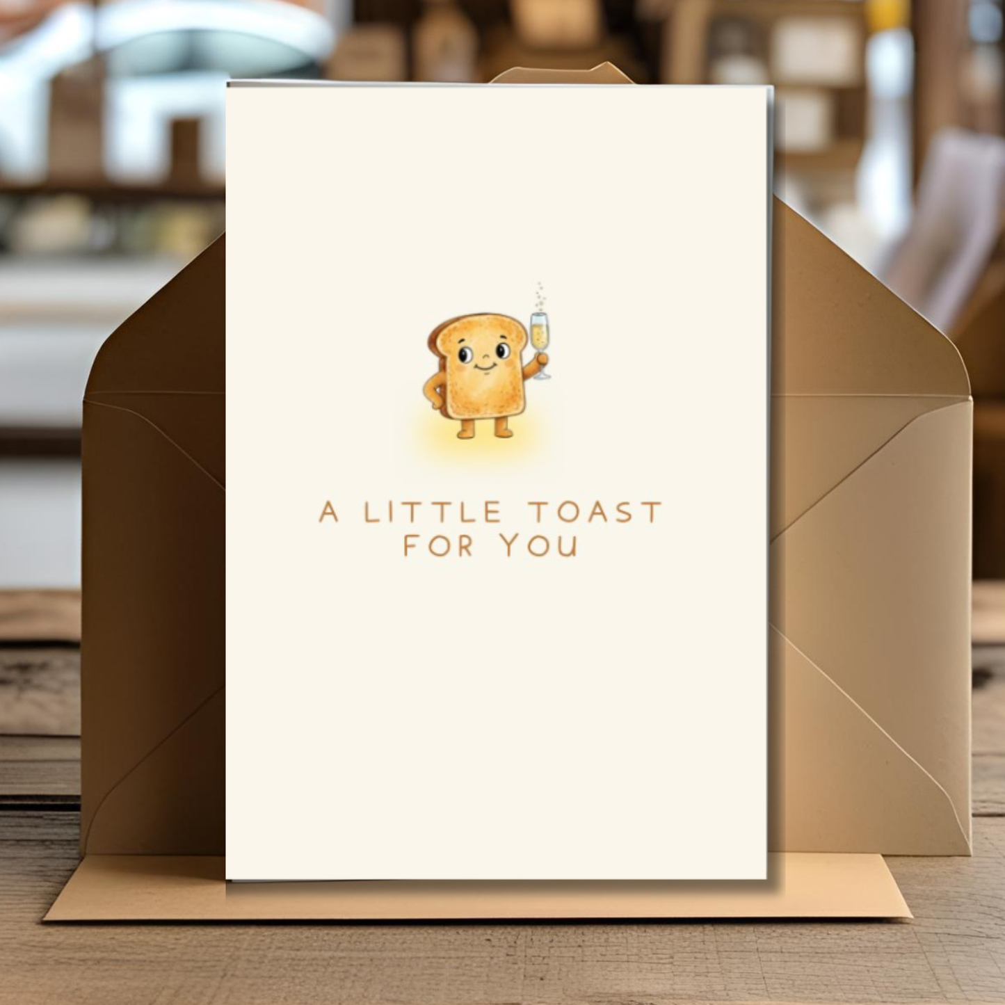 A LITTLE TOAST FOR YOU CARD - BT012