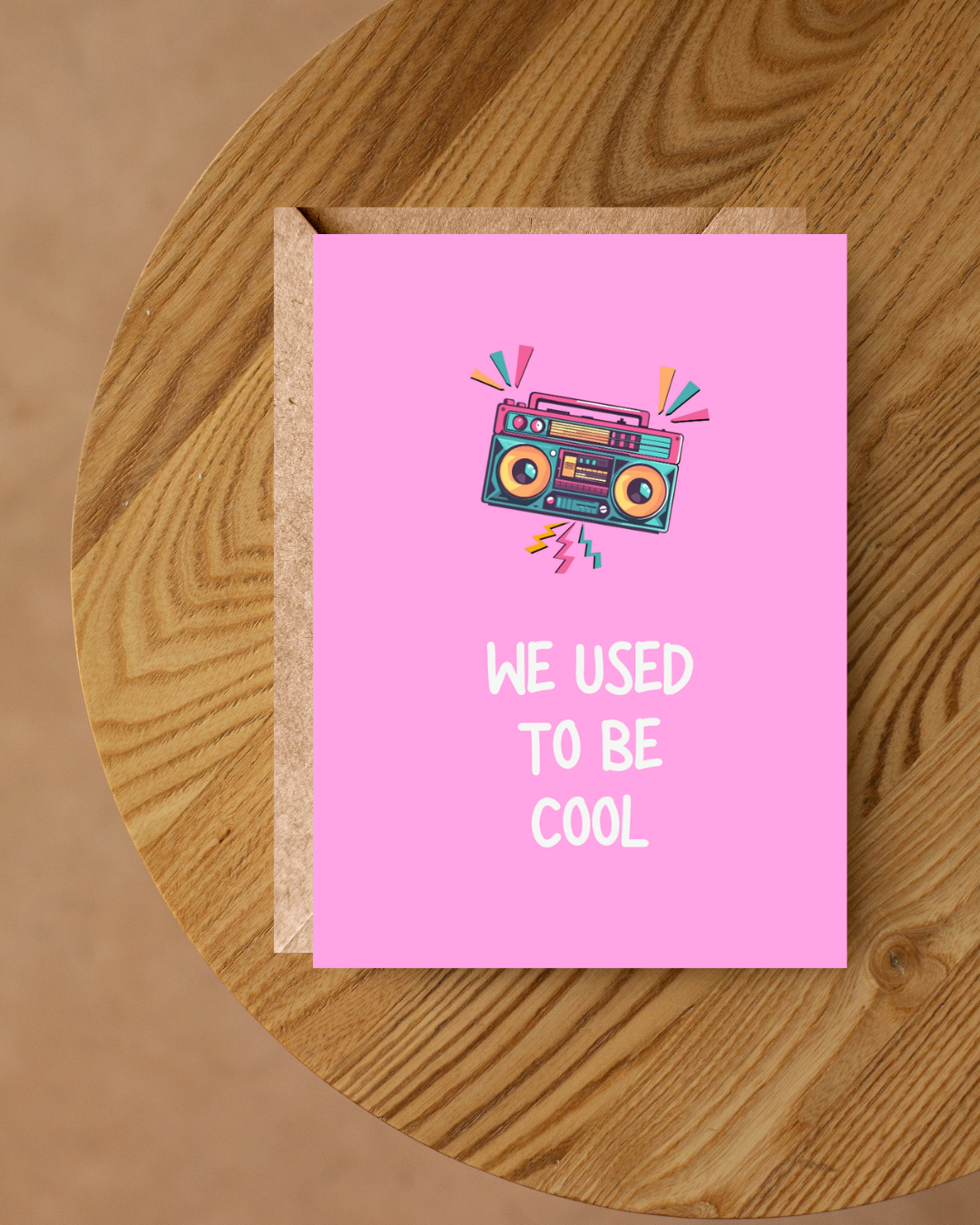 WE USED TO BE COOL CARD - BT012