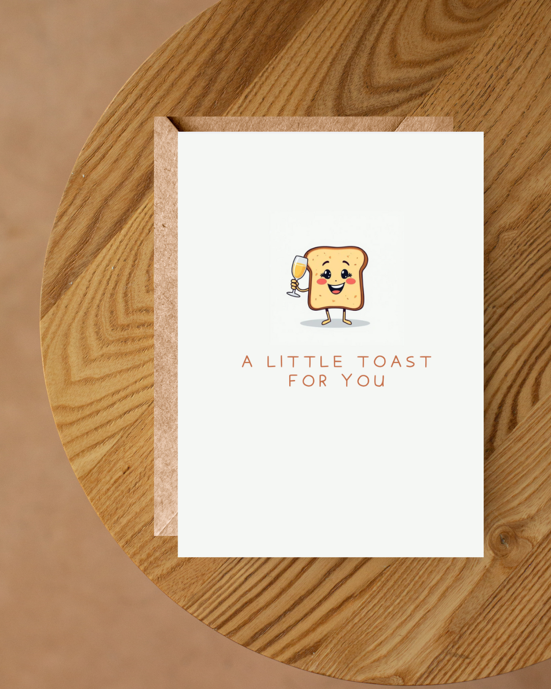 A LITTLE TOAST FOR YOU CARD