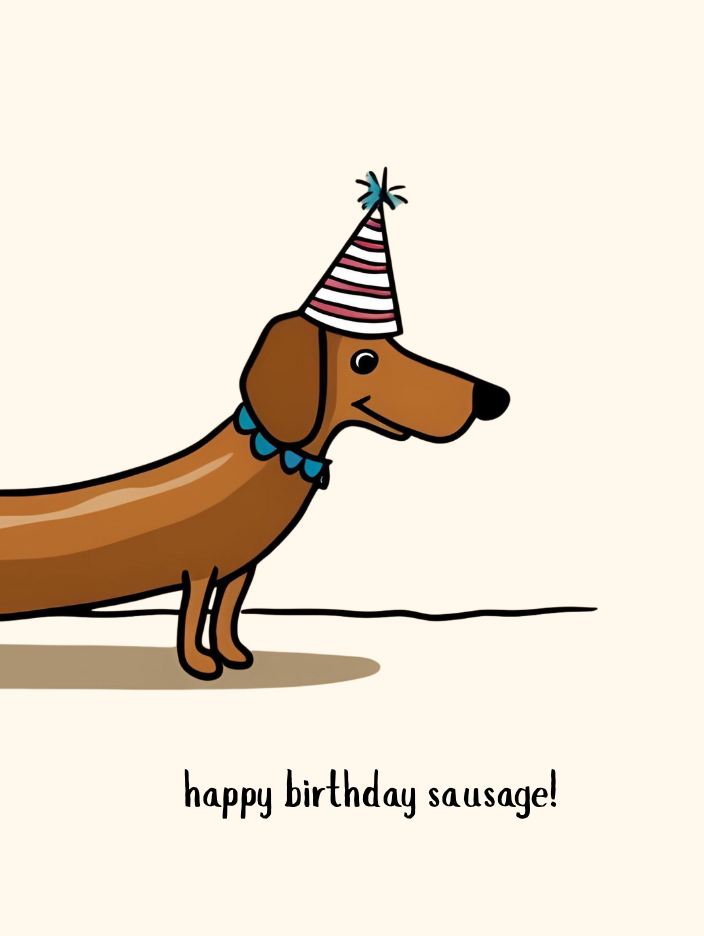 HAPPY BIRTHDAY SAUSAGE