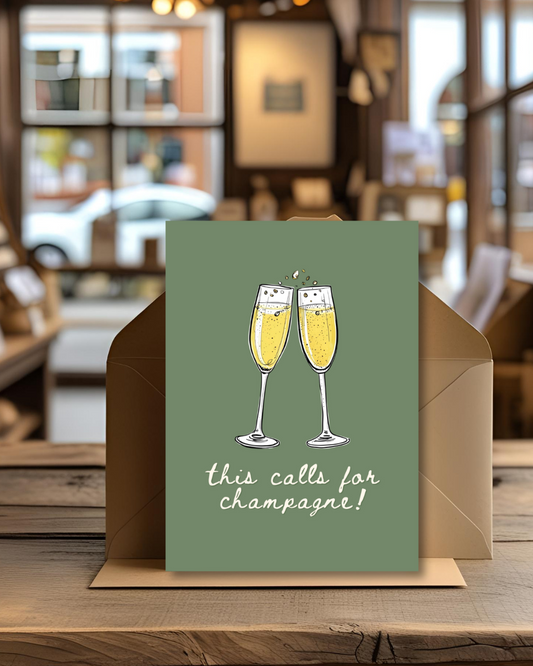 THIS CALLS FOR CHAMPAGNE